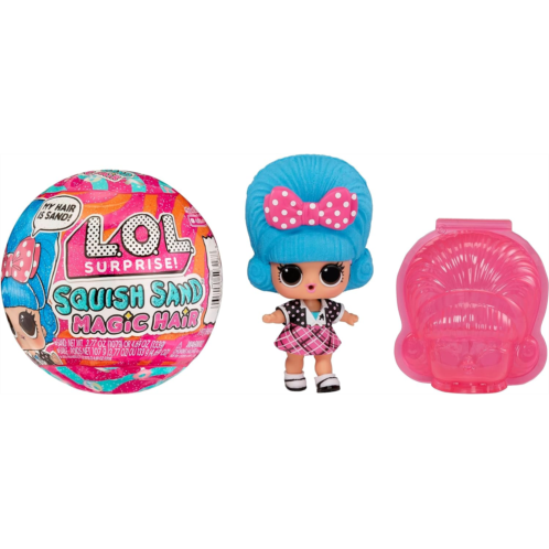 L.O.L. Surprise! Squish Sand Magic Hair Tots- with Collectible Doll, Squish Sand Dolls, Surprises, Limited Edition Doll- Great Gift for Girls Age 3+