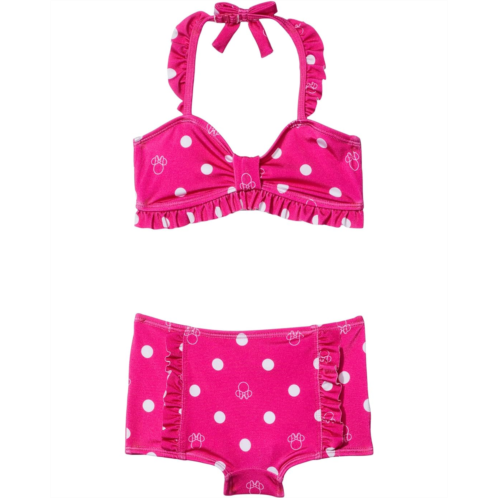 Janie and Jack Polka Dot Minnie Mouse Two-Piece Swimsuit (Toddler/Little Kids/Big Kids)