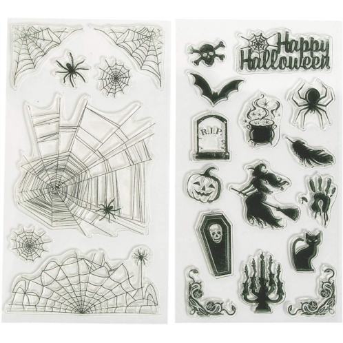 Fun Express Clear Halloween Stamps - Crafts for Kids and Fun Home Activities