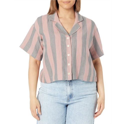 Madewell Plus Cropped Resort Shirt - Chinating Line