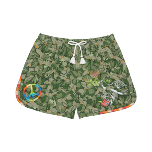 PEEK Embroidered Shorts (Toddler/Little Kids/Big Kids)