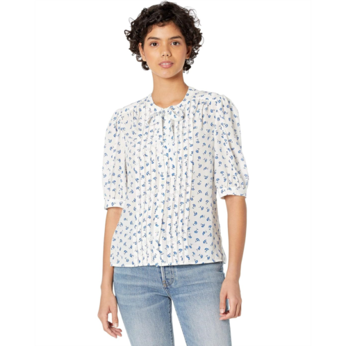 Rebecca Taylor Puff Sleeve Emmy Blouse
