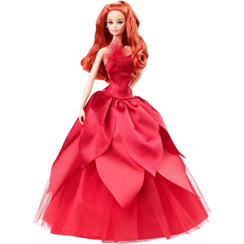 Barbie Signature 2022 Holiday Doll With Red Hair, Collectible Series, Multicolor
