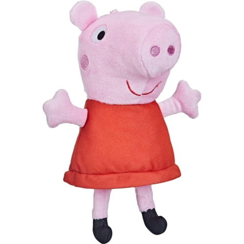 Peppa Pig Toys Giggle n Snort Plush Doll, Interactive Stuffed Animal with Sound Effects, Preschool Toy for Kids Ages 12 Months and Up 7.5 Inch