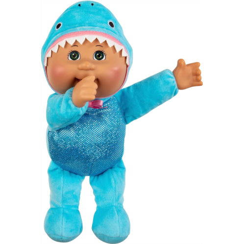 Jazwares Cabbage Patch Kids Cutie Stanley Shark, 9 - Collectible, Adoptable Baby Doll Toy - Great Gift for Girls and Boys
