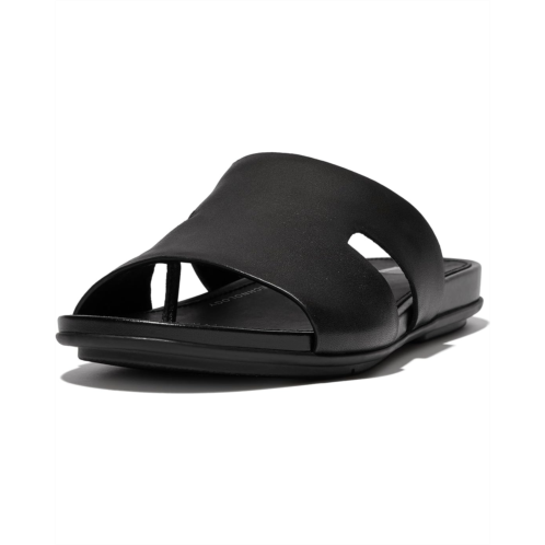 FitFlop Gracie Leather H-Bar Slides (with Toe Post)
