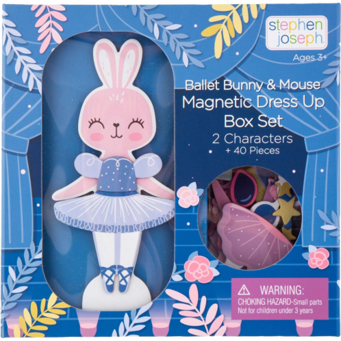 Stephen Joseph, Magnetic Dress Up Doll Bunny and Mouse