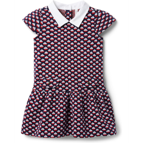 Janie and Jack Boat Collared Dress (Toddler/Little Kid/Big Kid)