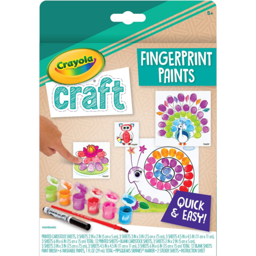 Crayola Craft Fingerprint Paints