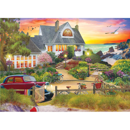 Cra-Z-Art - RoseArt - My Happy Place - Seaside Hill - 1000 Piece Jigsaw Puzzle