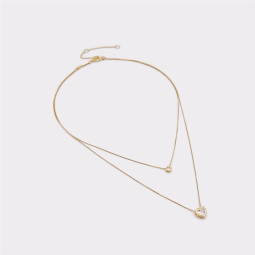ALDO Adorabellie Gold/Clear Multi Womens Necklaces