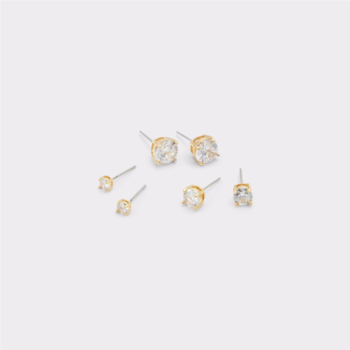 ALDO Alaynia Gold/Clear Multi Womens Earrings