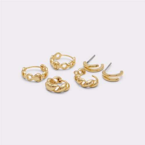 ALDO Azarie Gold/Clear Multi Womens Earrings