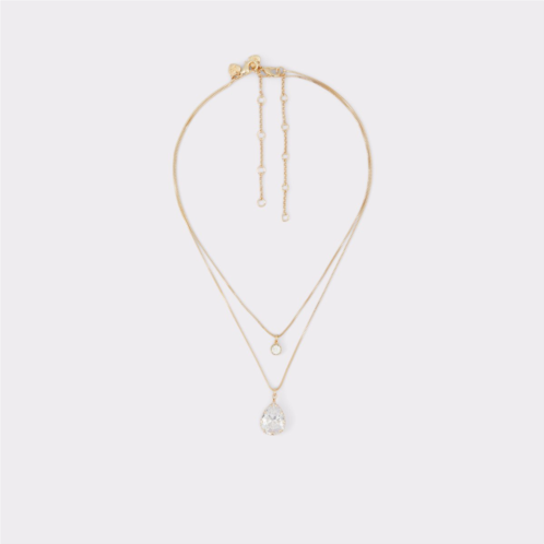 ALDO Beauceronee Gold/Clear Multi Womens Necklaces