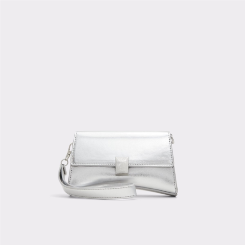 ALDO Cleeox Silver Womens Clutches & Evening bags