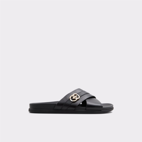 ALDO Delmar Black Mens Sandals & Slides