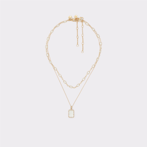 ALDO Destinie Gold/Clear Multi Womens Necklaces