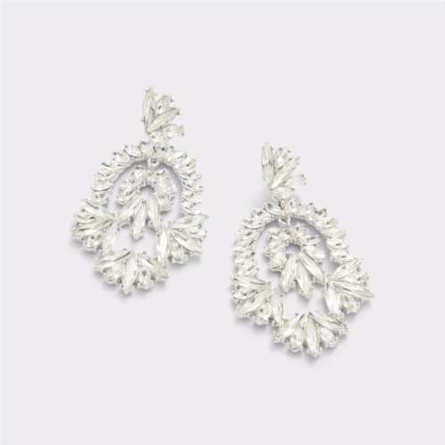 ALDO Fitzalan Silver/Clear Multi Womens Earrings
