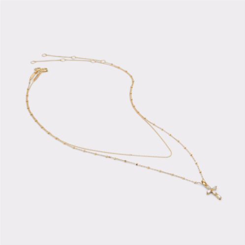 ALDO Halelenna Gold/Clear Multi Womens Necklaces