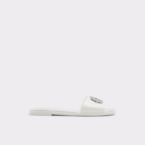 ALDO Jellyicious White Womens Flat Sandals