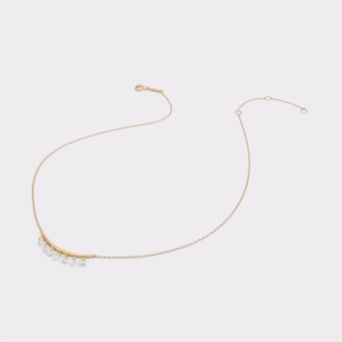 ALDO Jullian Gold/Clear Multi Womens Necklaces