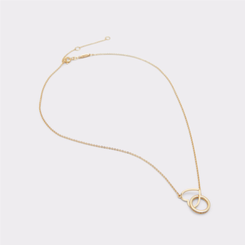 ALDO Loveknot Gold/Clear Multi Womens Necklaces