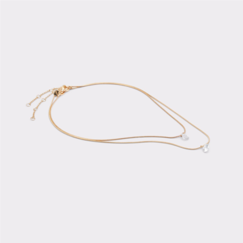 ALDO Mealonnie Gold/Clear Multi Womens Necklaces