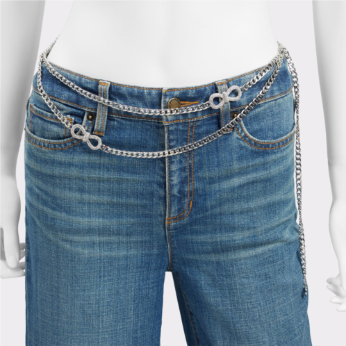 ALDO Sevassa Silver/Clear Multi Womens Belts