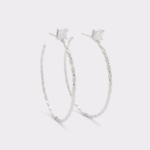 ALDO Stretyn Silver/Clear Multi Womens Earrings