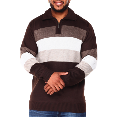 Buyers Picks stripe mock neck sweater (b&t)