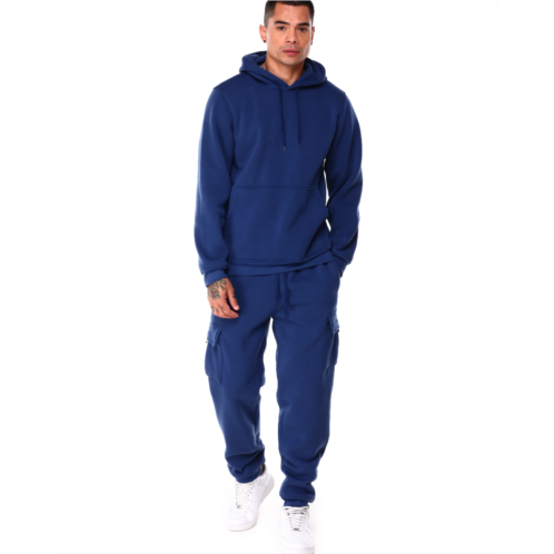 Buyers Picks pullover hoodie & cargo pockets jogger set