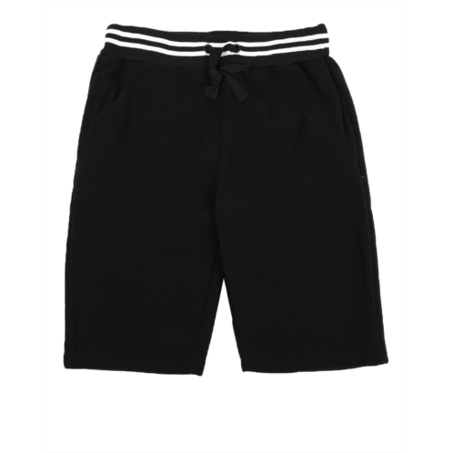 Buyers Picks stripe waist fleece shorts