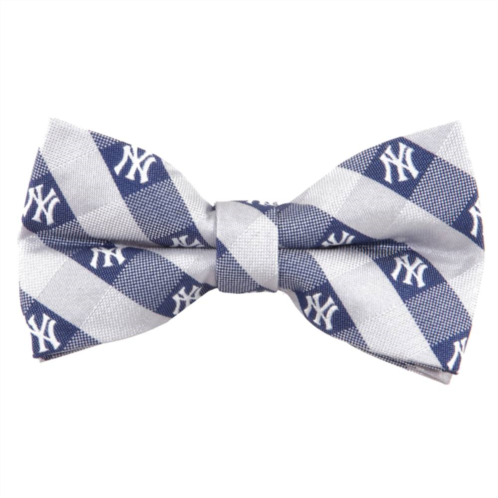 MLB New York Yankees Check Woven Bow Tie
