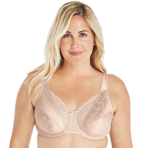 Playtex Secrets Lifts & Supports Full Figure Unlined Underwire Bra 4422