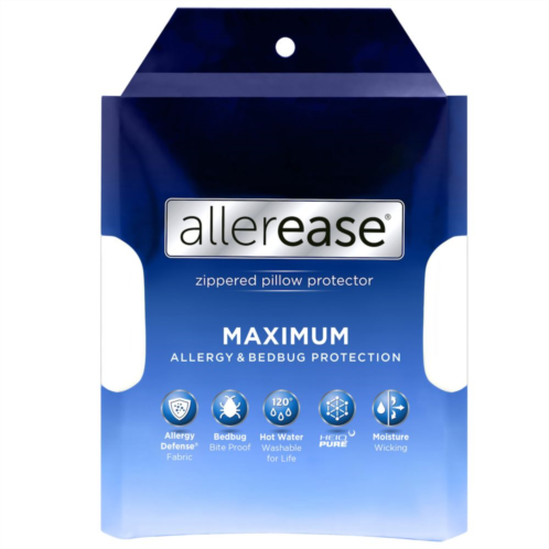 LS Allerease Maximum Bedbug & Allergy Protection Pillow Protector