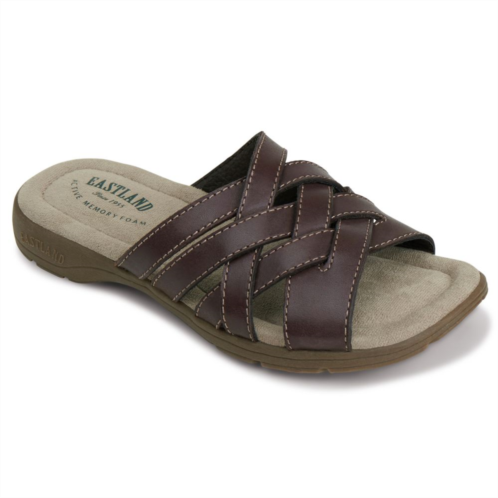 Eastland Hazel Womens Leather Slide Sandals