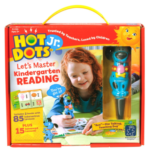 Educational Insights Hot Dots Jr. Lets Master Kindergarten Reading Book Set