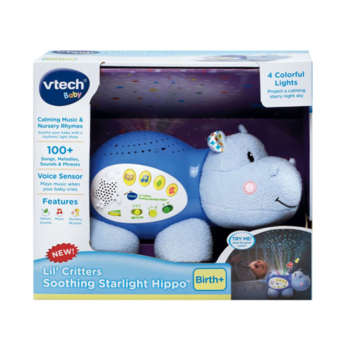 VTech Lil Critters Soothing Starlight Hippo