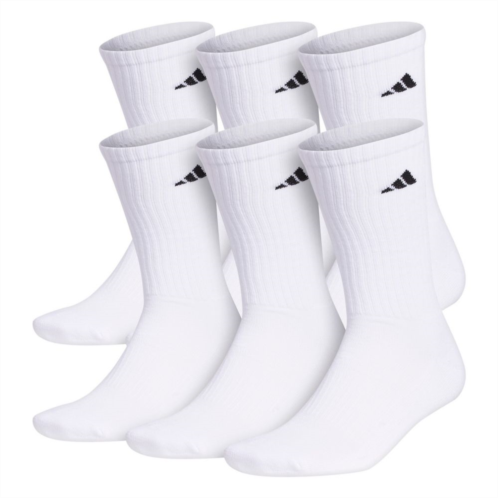 Big & Tall adidas 6-pack Athletic Cushioned Crew Socks