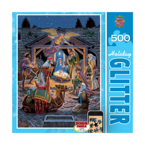 Kohls Holy Night 500-pc. Holiday Glitter Puzzle by MasterpiecesPuzzles