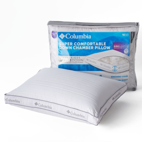 Columbia Medium / Firm Side Sleeper Down Chamber Pillow