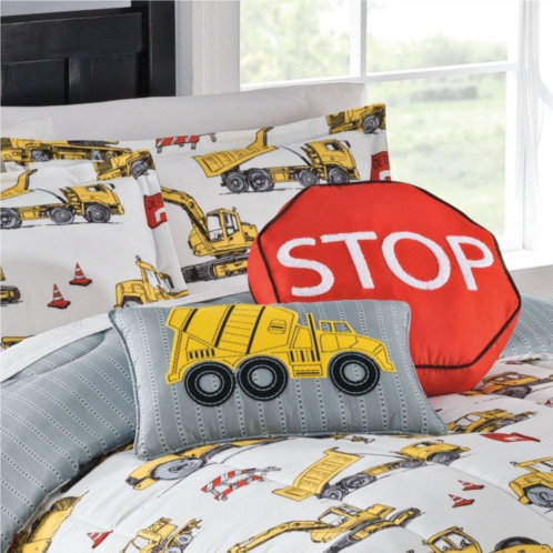 Waverly Kids Under Construction Statement Throw Pillow