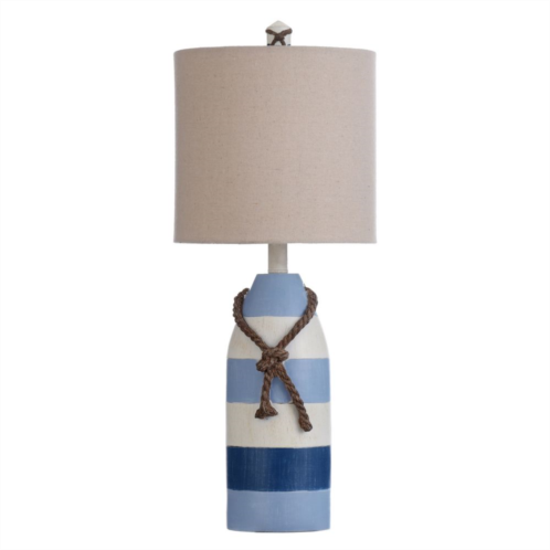 Unbranded Blue Stripe Nautical Table Lamp