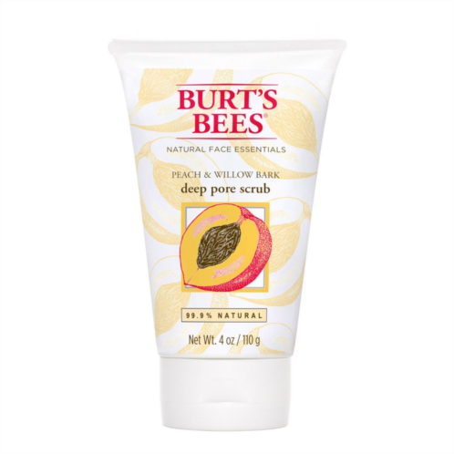 Burts Bees Peach & Willow Bark Deep Pore Exfoliating Facial Scrub