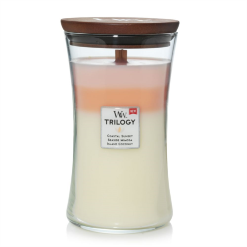 WoodWick Island Getaway Trilogy Large Hourglass Candle
