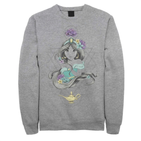 Juniors Disneys Aladdin Jasmine Geometric Graphic Sweatshirt