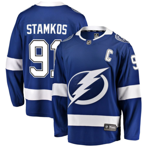 Mens Fanatics Branded Steven Stamkos Blue Tampa Bay Lightning Breakaway Player Jersey