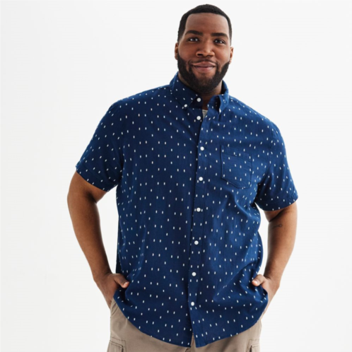 Big & Tall Sonoma Goods For Life Perfect-Length Button-Down Shirt