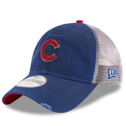 Mens New Era Royal Chicago Cubs Team Rustic 9TWENTY Adjustable Hat