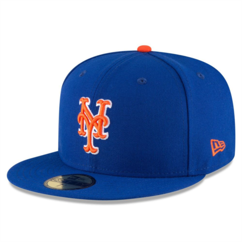 New Era x Staple Mens New Era Royal/Orange New York Mets Authentic Collection On Field 59FIFTY Fitted Hat